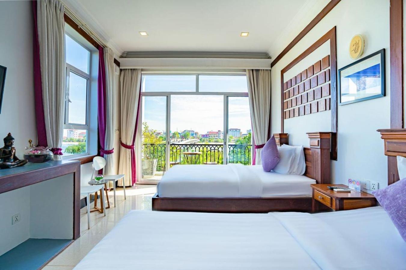 Отель Kampot View Boutique Экстерьер фото